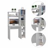 NicBex Home Office Desk 38.7" W Modern Computer Desk with 6 Open Storage Shelves and Wooden Frame for Office, Study, Living Room - 3 of 4