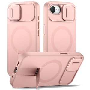 SURITCH Magnetic Case Compatible with iPh one 16e, Shockproof Protective Cover with Slide Camera Cover and Adjustable Kickstand - 1 of 4