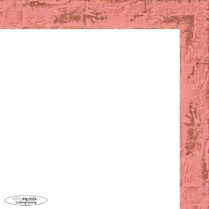 PosterPalooza | Panoramic Shabby Chic Pink Picture Frame - UV Acrylic, Foam Board Backing, Hanging Hardware - 1 of 4