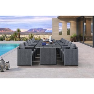 PURPLE LEAF Patio Dining Furniture Set Modern Outdoor Furniture Set Aluminum Dining Table and Chairs - 1 of 4