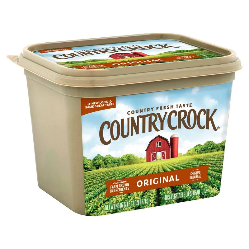 Country Crock Original Vegetable Oil Spread Tub - 45oz, 6 of 9