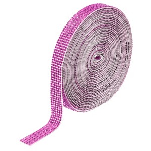 Unique Bargains Self-Adhesive Crafts Decorations Crystal Rhinestone Diamond Ribbons - 1 of 4