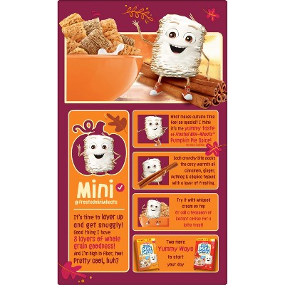 Kellogg's Frosted Mini-Wheats Pumpkin Spice Breakfast Cereal - 20oz