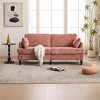 KTMBDW 68.9 Inch Loveseat Sofa with USB Charging Port, Modern 2-Seats Sofa for Living Room & Bedroom, Breathable Chenille Fabric - 2 of 4
