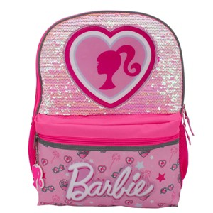 Barbie Kids' Mattel 10L Single Backpack - Pink - 1 of 4