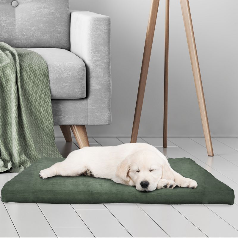 Pet Adobe 3" Orthopedic Foam Pet Bed – Forest Green, 4 of 5