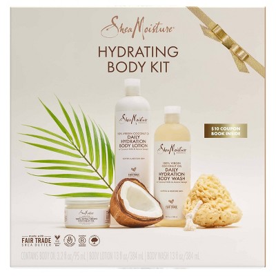 SheaMoisture 100% Virgin Coconut Oil Hydrating Body Gift Set - 3ct