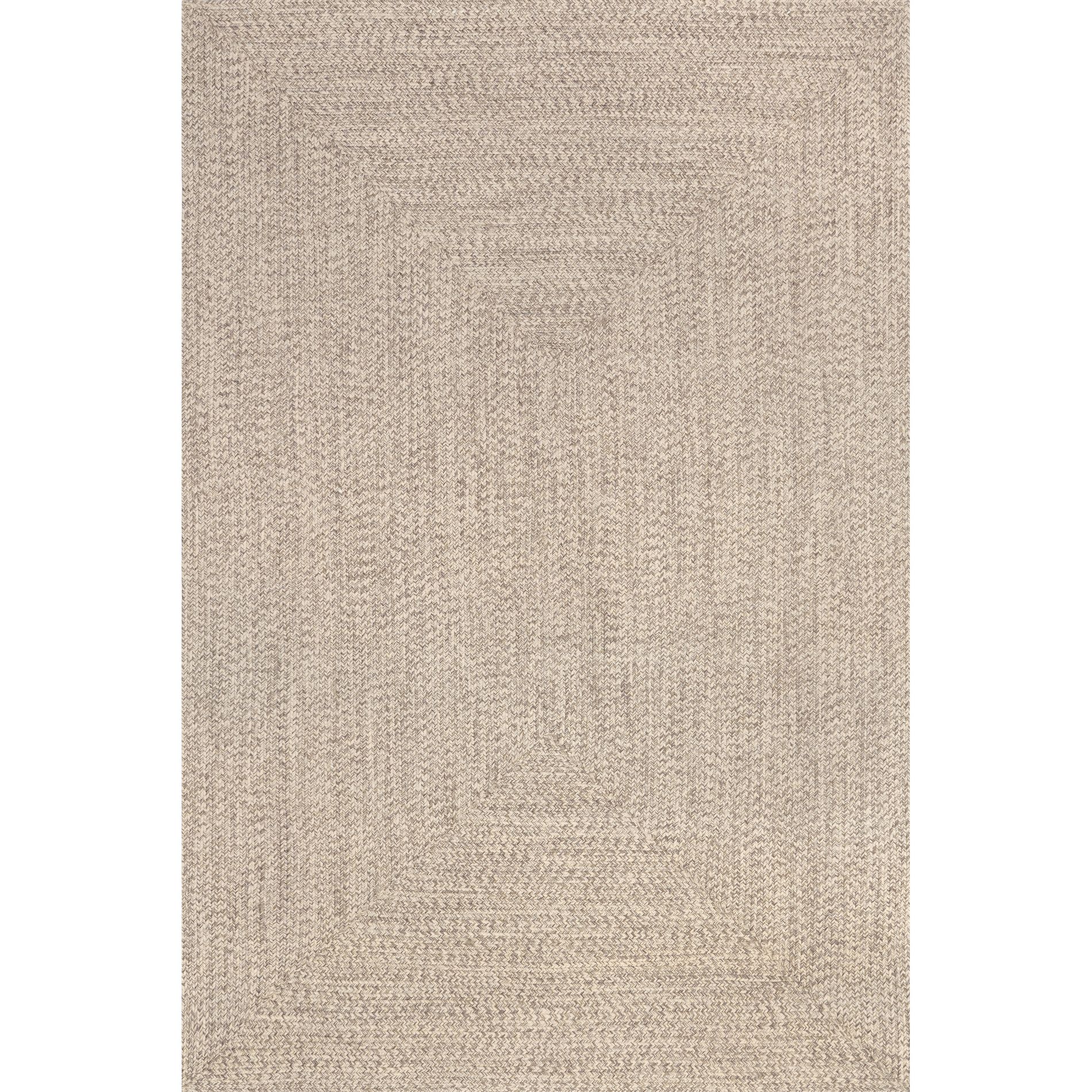 nuLOOM Wynn Braided Indoor/Outdoor Area Rug, 4' x 6', Tan