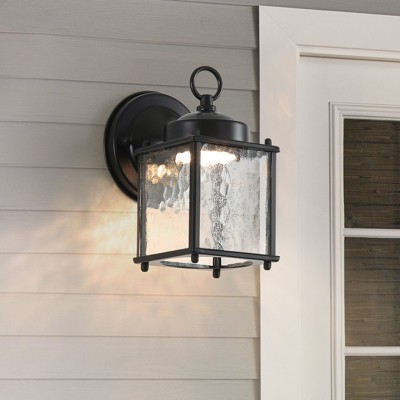 DOMETOUR Outdoor Wall Sconce Lights with Clear Glass, Outside Garage Sconce Lighting Waterproof Farmhouse Wall Lantern Lamp for House Patio Doorway