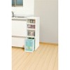 JEJ Astage Reinforced Multi-Purpose Storage Drawer B Medium 4 Shelf White Clear - 3 of 4