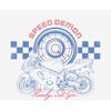 Sportsbike Race Speed Demon Men's Crew Neck Short Sleeve Tee - 2 of 2