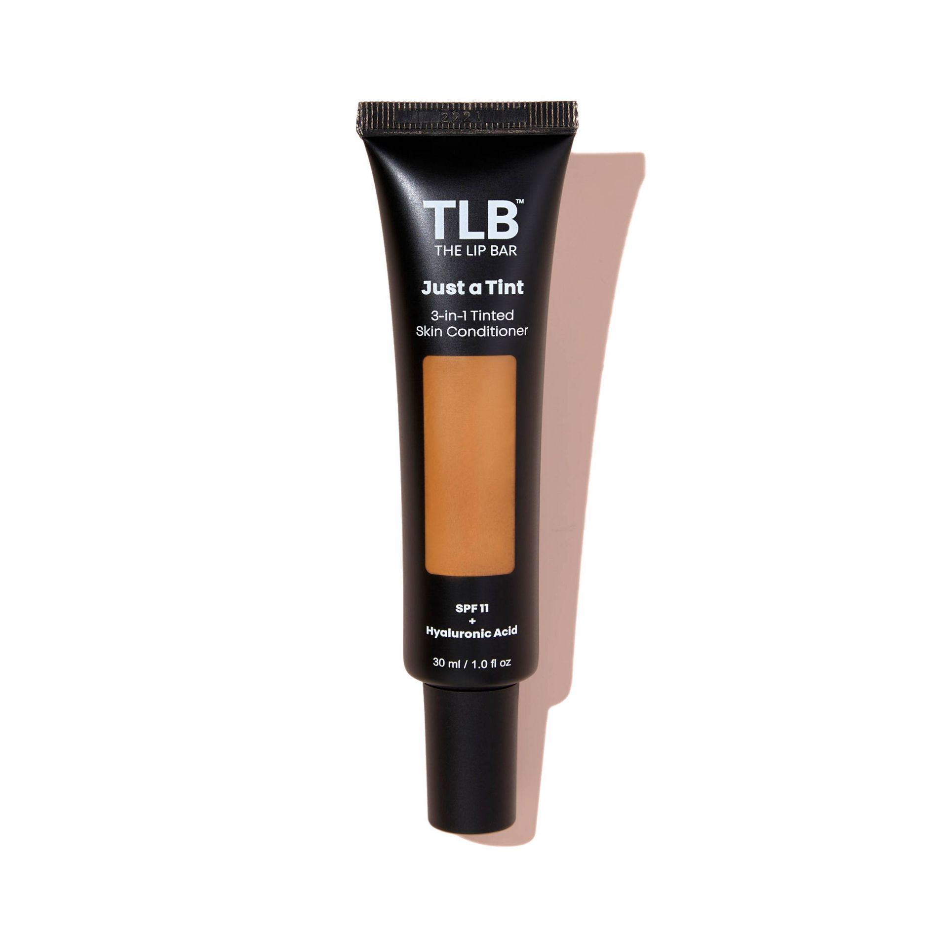 The Lip Bar Just a Tint 3-in-1 Tinted Skin Conditioner with SPF 11 - Caramel Delight - 1 fl oz: With Hyaluronic Acid, Vegan, Medium Buildable Coverage