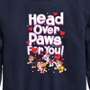 Boys' - Paw Patrol - Head Over Paws For You Graphic Long Sleeve Fleece Sweatshirt - 2 of 4