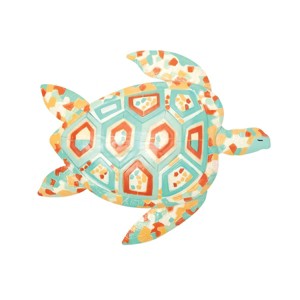 Gallerie II Grand Turk Tropical Coastal Sea Turtle Wall Art 11 x 2.5 x 13 Inches. - 1 of 1