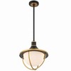 Crystorama Lighting Atlas 3 - Light Pendant in  Matte Black/Textured Gold - 3 of 4