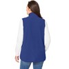 Woman Within Zip-Front Microfleece Vest - 3 of 4