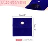Unique Bargains Velvet Portable Earrings Bracelets Snap Button Jewelry Storage Bag 12 Pcs - 2 of 4
