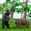 6-Piece Realistic Bear Figurine Set - Forest Animal Family Toy for Kids Toddlers, Ideal Educational Birthday Gift - 4 of 4
