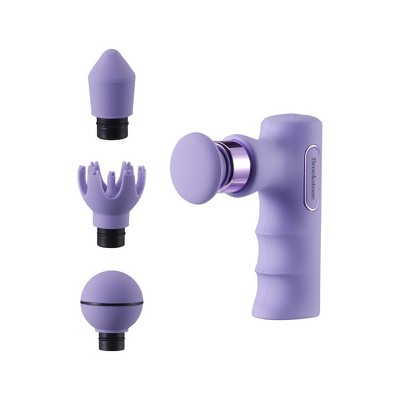 Brookstone Pocket Pulse Compact Massager – Deep Tissue Relief with Multiple Heads & Intensity Levels