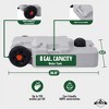 Hike Crew XL Portable Sink & Waste Tank - XL Washing Station with 8 Gal Capacity & 10 Gal Waste Tank - 3 of 4