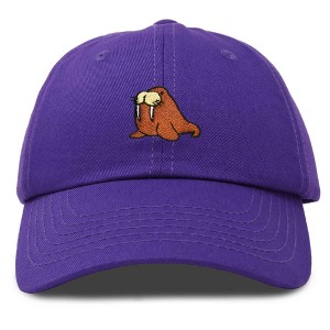 Dalix Walrus Cap Embroidered Mens Cotton Dad Hat Baseball Hat - 1 of 4