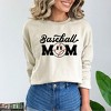 Simply Sage Market Women's Graphic Sweatshirt Baseball Mom Smiley Face Heart - 2 of 4