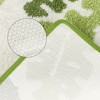 Unique Bargains Soft Non-Slip Thick Shaggy Water Absorbent Botanical Pattern Bath Floor Mat - 4 of 4