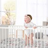 Sweet Jojo Designs Girl Baby Fitted Crib Sheet Watercolor Floral Grey and Pink - 2 of 4