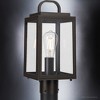 Urban Ambiance Luxury Farmhouse Outdoor Post Light 15.625''H x 7''W,  Olde Bronze Finish,  Macon Collection, UHP1384 - 4 of 4