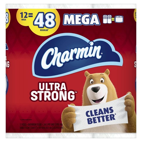 Charmin Ultra Strong Toilet Paper - 12 Mega Rolls : Target