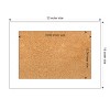 Amanti Art Wedge White Framed Corkboard, Natural Cork - image 4 of 4