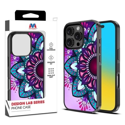 MyBat Design Lab Series Case for iPhone 16 Pro- Flower Mandala