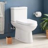 Evideco French Home Goods Acacia Square Toilet Brush and Holder Set Brown - 2 of 4