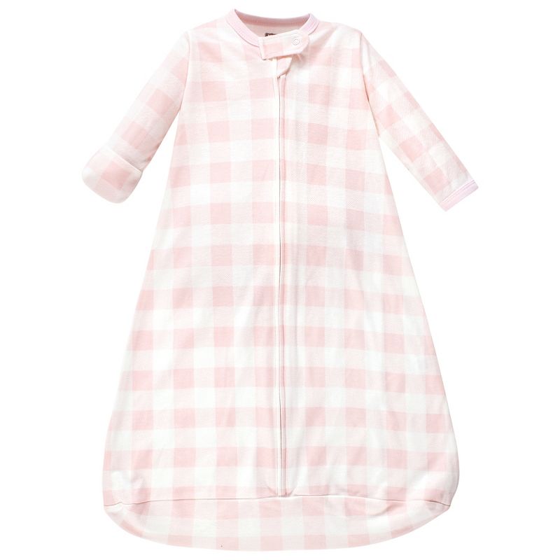 Hudson Baby Infant Girl Cotton Long-Sleeve Wearable Sleeping Bag, Sack, Blanket, Enchanted Forest, 5 of 6