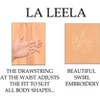 LA LEELA Women's House Daily Routine Evening Wear Vacation Casual Dailywear Loungewear Oversize Caftan Short Holiday Housecoat 2X-3X Orange, Solid - 2 of 3