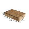 happimess Holden 30" Classic Costal Hand-Woven Hyacinth Wicker Under Bed Storage Basket with Lid - 4 of 4
