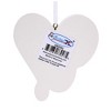 Polarx 3.5 Inch Music Note Heart Christmas Tree Ornament , Christmas Decor Classic Note Sign (1PC) - 3 of 4