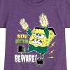 Girls' - SpongeBob SquarePants - Bikini Bottom Beware Fitted Short Sleeve Graphic T-Shirt - 2 of 4