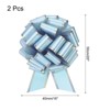 Unique Bargains Christmas Wedding Car Basket Gift Wrapping Large Organza Pull Bow 2 Pcs - 2 of 4
