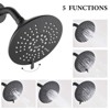 PAGED Single Handle 5-functions Shower Head Rainful Shower Heads with Tub Spout and Valve for Bathroom - 4 of 4