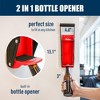 McKay Metal Can Crusher, Heavy-Duty Wall-Mounted Smasher for Aluminum Seltzer, Soda, and Bottles for Recycling - 12 oz and 14 oz Sizes - 2 of 4