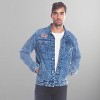 Members Only Mens Looney Tunes Bugs Bunny Denim Jacket - 4 of 4