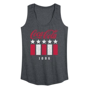 Women's - Coca-Cola - 1886 Stars Stripes Graphic Racerback Tank - 1 of 4