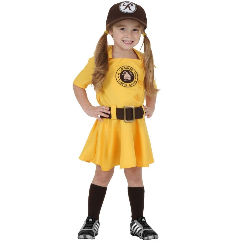 HalloweenCostumes.com Toddler A League of Their Own Kit Costume., 1 of 3