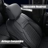 Fit 2015-2023 F150, 2017-2023 F250 F350 Coverado Crew Cab Custom Seat Covers Front and Back Full Set Waterproof Faux Leather - 3 of 4
