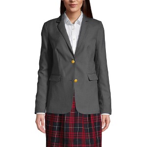 Lands' End School Uniform Women's Hopsack Blazer - 1 of 2