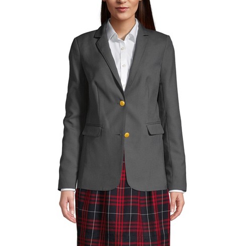 Lands' End School Uniform Women's Hopsack Blazer - image 1 of 2