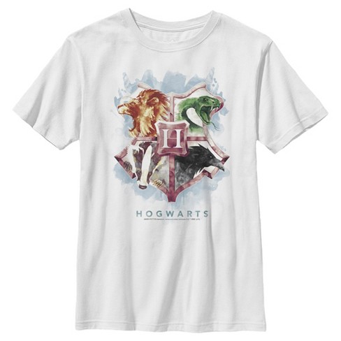 Boy's Harry Potter Hogwarts Watercolor Symbols T-Shirt - image 1 of 4