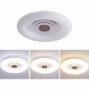Dewdrop Modern LED Flush Mount Ceiling Light ¨C Round Acrylic Fixture for Bedroom Kitchen Hallway - 2 of 4