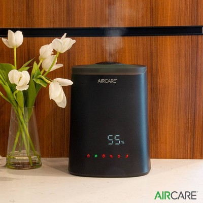 Black Ultrasonic Cool Mist Humidifier with LED Nightlight
